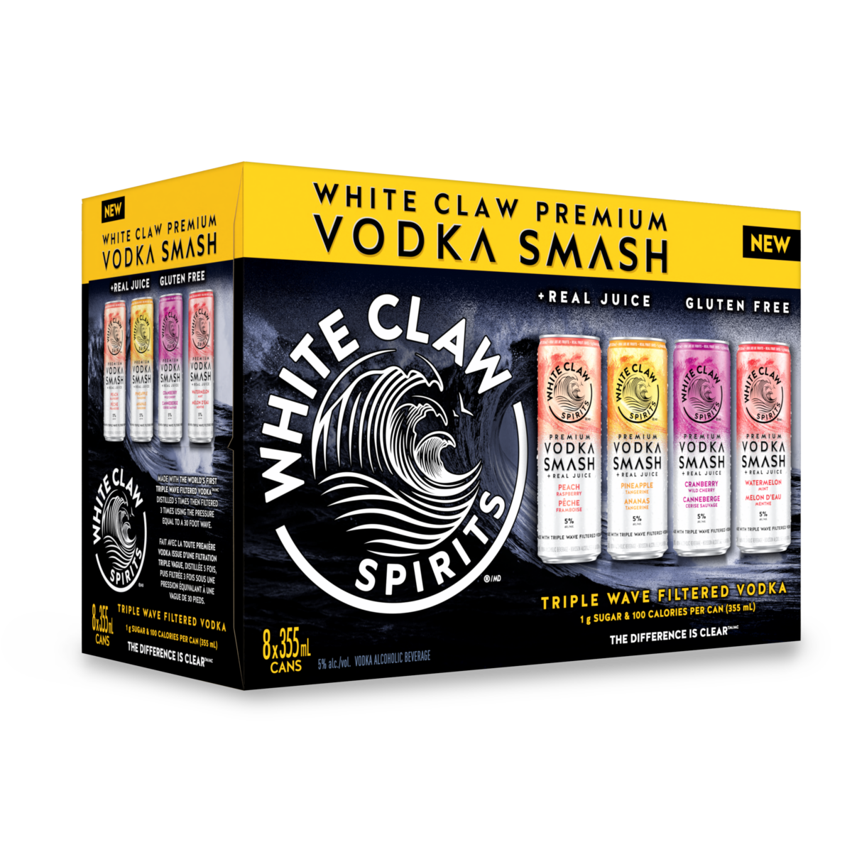 Nouveauté | White Claw Tequila Smash et Vodka Smash - Baron Mag