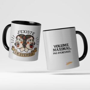 Tasse J'existe en stéréo
