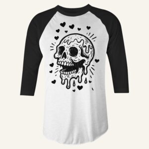 Skull Lover - Manche 3/4 - unisexe